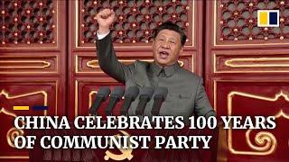 Xi Jinping leads celebrations marking centenary of China’s ruling Communist Party