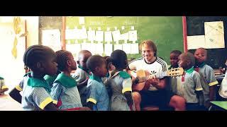 Singing ABC with children from Kenya