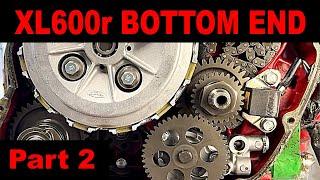 Honda Xl600r Engine Rebuild Part 2 Bottom End Inspection