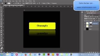 Photoshop Dersleri - Yansıma Efekti  Butonda & Resimde