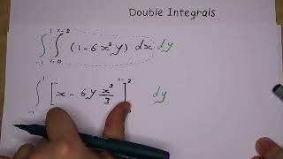 double integral - التكامل الثنائي 1