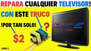 Cómo reparar Cualquier televisor con 2 dólares Problema en la tarjeta de los LEDs