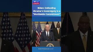 Biden Defending #Ukraines Sovereignty is a Worldwide Commitment - NTD Live