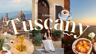 ITALY TRAVEL VLOG  traveling to tuscany florence siena wine tasting and more
