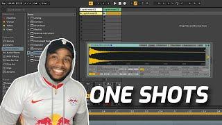 Using ONE SHOTS to make a beat in ABLETON LIVE 11 issa VIBE