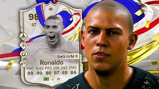 98 Greats of the Game Icon Ronaldo Player Review - EA FC 24