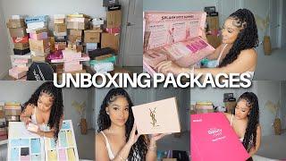 HUGE PR UNBOXING OPENING PACKAGES W ME