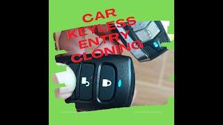 HOW TO DUPLICATECLONE CAR KEYLESS REMOTE#Car keys cloned