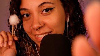 *BRAIN MELTING WHISPERS* *Slow* & Sensitive Whispers Mirrored Touch & More  ASMR #sleepaid