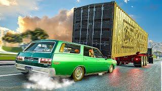 Highway and Roads Car Crashes #12  BeamNG.drive