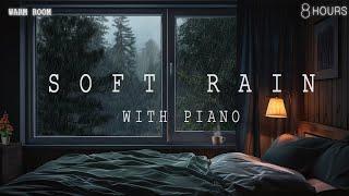 FALL INTO SLEEP INSTANTLY - Soft Piano & Rain Sounds to Reduce Stress Anxiety Deep Sleep Music