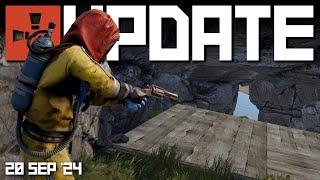 High Calibre Revolver New Large Rocks Siege Weapons  Rust Update 20th September 2024