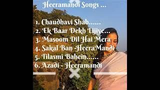 Heeramandi  All Songs  Sanjay Leela Bhansali  Audio Jukebox  Netflix  By Nidhi...