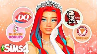 Recreating ICONIC fast food chains as characters in the Sims 4 PT2  Sims 4 CAS