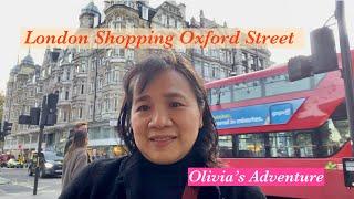 Shopping in Oxford Street LondonOlivia’s Adventure