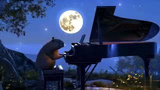 Capybara Music  classical piano  Beethoven - Moonlight Sonata  Relax Sleep Clam