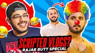 RAJAB BUTT SCRIPTED VLOGS EXPOSED 