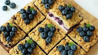 New decoration tip Perfect Blueberry Cream Cheese Crumble Recipe 