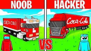 Batalla de Construcción de Camiones de COCA COLA de NOOB vs HACKER