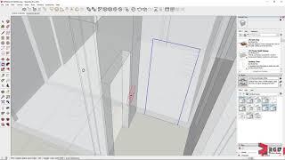 Architectural Modeling Pt 3 Creating Door and Window Openings in Sketchup