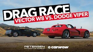 Vector W8 VS. Dodge Viper  American Drag Race Special with Carwow