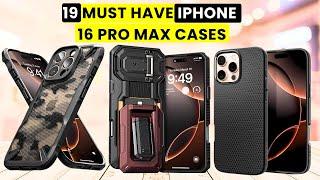 19 Must Have iPhone 16 Pro Max Cases For Everyone Magsafe Kickstand Clear Premium