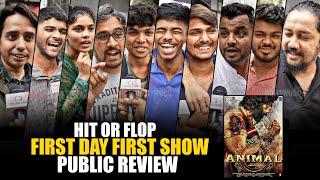 Animal Movie  FIRST DAY FIRST SHOW  Public Review  HIT or FLOP  Ranbir Kapoor Bobby Deol