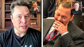 Shes Crazy Elon Musk Speaks Against Amber Heard & Defends Johnny Depp