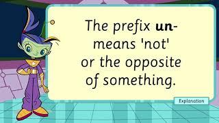 Spelling Zone unit 1 dis   in   un prefix