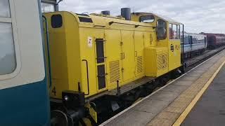 shunting at Leeming Bar Station on the Wensleydale Railway