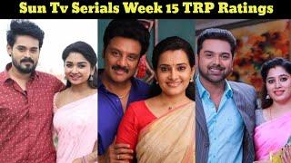 Sun Tv Serials Week 15 TRP Ratings  All Serials Week 15 TRP Ratings  Week 15 TRP Ratings 