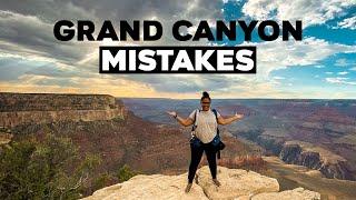 Grand Canyon South Rim Mistakes