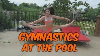 Gymnastics At The Pool Rachel Marie