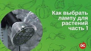 №11 Как выбрать лампу для растений. Часть 1