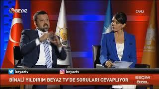 Beyaz TV ve 24 TV ortak canlı yayınındayım.