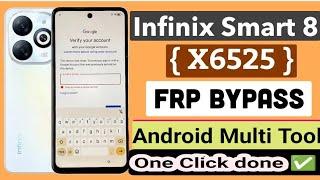 Infinix Smart 8 HD FRP Bypass Android 13  New Trick  Infinix X6525 Google Account Bypass No Pc 