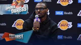 Bronny James is Under Duress ahead of joining LeBron on the Lakers  NBA  FIRST THINGS FIRST