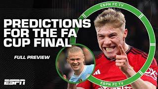 FA CUP FINAL PREDICTIONS  Does Manchester United stand a chance?  ESPN FC