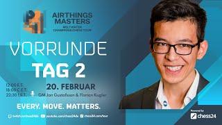 MCCT 2022 Airthings Masters  Tag 2  mit GM Jan Gustafsson und Florian Kugler