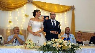 Melinda és András esküvői vacsora videó vőfély versek Tápiószecső Magdolna Rendezvényház