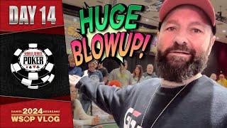 HUGE BLOWUP in the $25000 HIGH ROLLER - Daniel Negreanu 2024 WSOP VLOG Day 14