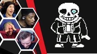 Lets Players Reaction To Sans His First Attack  Undertale Genocide