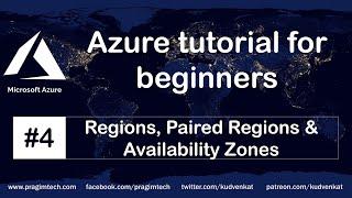 Azure Regions  Paired Regions  Availability Zones