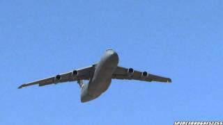 C-5 Galaxy Departure at Nellis AFB