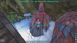 INSANE LOOT FROM A HIDDEN RATHOLE RAID  MTS PvP  ARK Survival Evolved