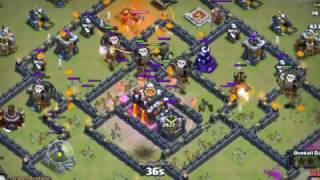 Town Hall  10  3 STAR Tactic LaLoon  Lava Baloon WAR Strategy