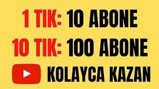 Abone Hilesi Çok Kolay  10 Dakikada 100 Abone 2021