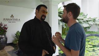 Steven Seagal interview gone wrong HD