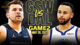 Golden State Warriors vs Dallas Mavericks Game 2 Full Highlights  2022 WCF  FreeDawkins