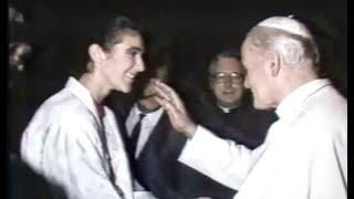 Celine Dion talks about meeting with Pope John Paul II